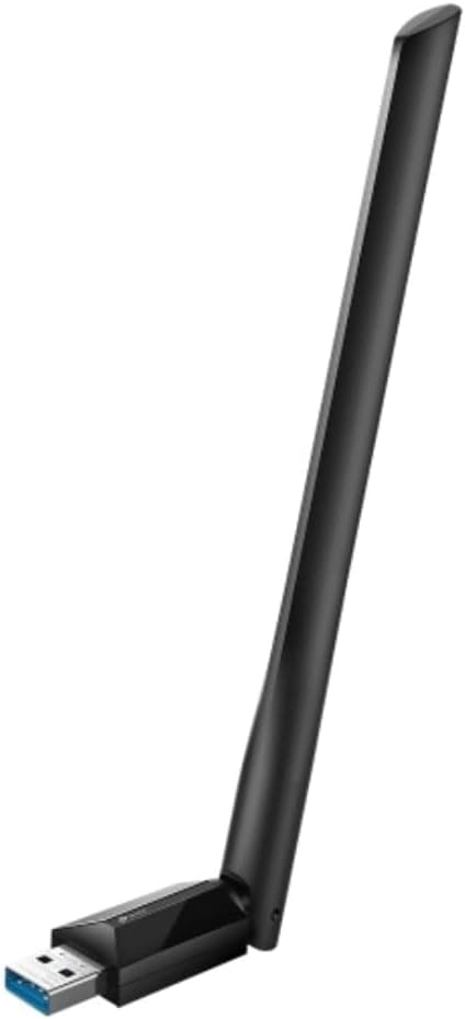 TP-Link Archer TX35U Plus | AX1800 Wi-Fi 6 Kablosuz USB Adaptör | 1800 Mbps Hız | Çift Bant | Yüksek Çekim Güçlü Anten | USB 3.0 | WPA3 | Beamforming & MU-MIMO | Masaüstü ve Laptop PC Alıcı