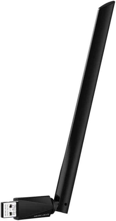 Mercusys MA14H | AX300 Wi-Fi 6 Kablosuz USB Adaptör | Yüksek Kazançlı Anten | Dahili Sürücü Tak Çalıştır | Windows ve Linux Uyumlu | Güçlü Sinyal Alıcı | Masaüstü ve Laptop Wi-Fi Alıcı