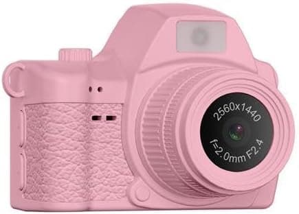 Torima Dijital Fotoğraf Makineleri Video Mini Kamera 2K Video 128GB Destekli CMR42 Pembe