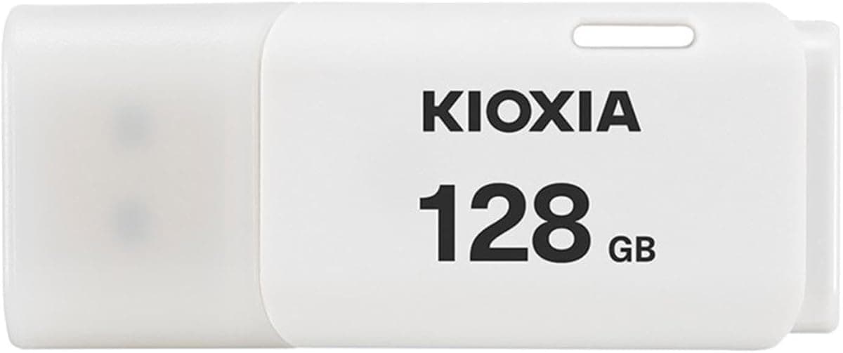 KIOXIA TransMemory U202 128GB USB Bellek – USB 2.0 · 128 GB · Beyaz