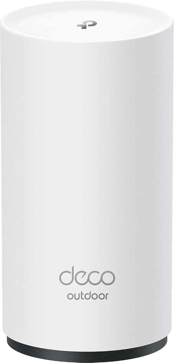 TP-Link Deco BE25 Outdoor(1-pack) | Wi-Fi 7 Mesh Sistemi | BE3600 Mbps Hız | Çift Bant | 2x 2.5G Port | IP65 Su & Toz Geçirmez | MLO | AI Dolaşım | PoE Destekli