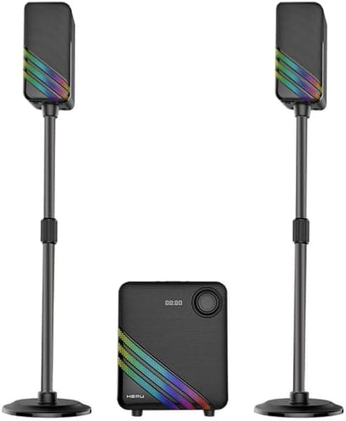 HEPU HP-TV02 2+1 Ev Sinema Sistemi – Bluetooth + USB + SD Kart + AUX + Kumandalı