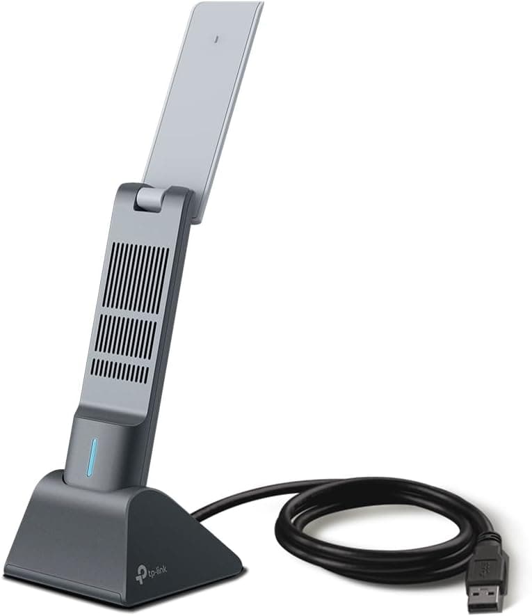 TP-Link Archer TX20UH, AX1800 Yüksek Kazançlı Kablosuz USB Adaptör, 1,2 metre USB 3.0 kablosu, Beamforming Teknolojisi, MU-MIMO, Düşük Gecikmeli Oyun Deneyimi, WPA3, Kolay Kurulum