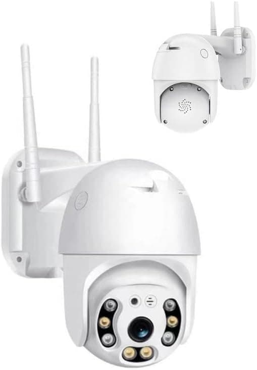 Torima CMR-12 Beyaz 360° Görüş Hareketli Wi-Fi Akıllı IP Güvenlik Kamerası Dış Mekan Kamerası · Beyaz