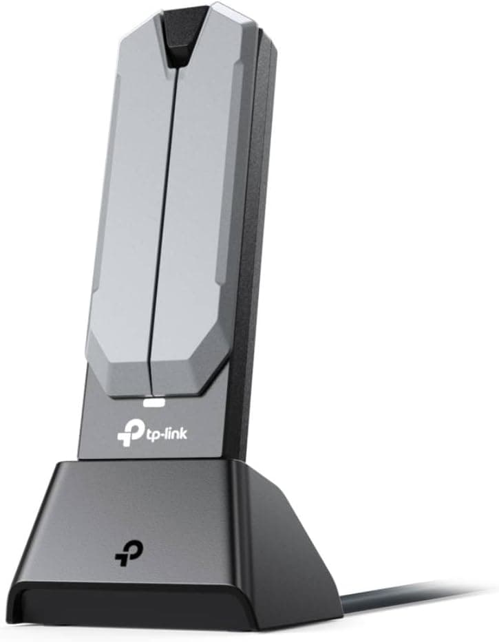 TP-Link Archer TBE400UH - Wi-Fi 7 Yüksek Çekim Güçlü Wi-Fi USB Adaptör, BE6500 Mbps, Tri-Band, USB 3.0, Çoklu Bağlantı İşlemi, Geniş Menzil, Online Oyun İçin İdeal, MU-MIMO ve OFDMA Destekli