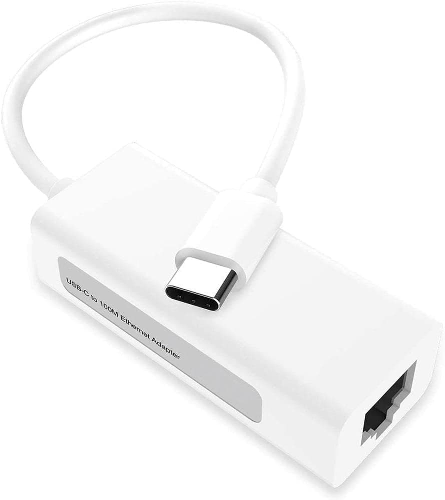 PrimeX PX-2131C Type-C to RJ45 Ethernet Adaptör, USB-C 10/100Mbps Kablolu İnternet Çevirici, Type-C USB Network Dönüştürücü, PC Laptop MacBook İçin RJ45 LAN Adaptör, Win10/11 Mac Linux Tak Çalıştır