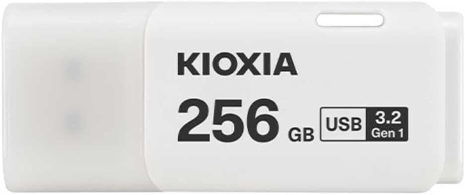 KIOXIA TransMemory U301 256GB USB Bellek – USB 3.2 Gen 1 · 256 GB · Beyaz