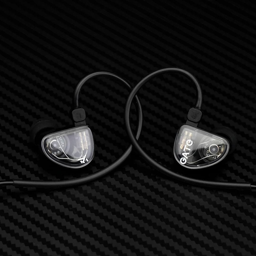 TRUTHEAR Gate In-ear Monitor w/Mic | Siyah | Sahne, Stüdyo veya Odyofil için Kulak içi/In-Ear Kablolu Monitör Kulaklık (Mikrofonlu versiyonu)