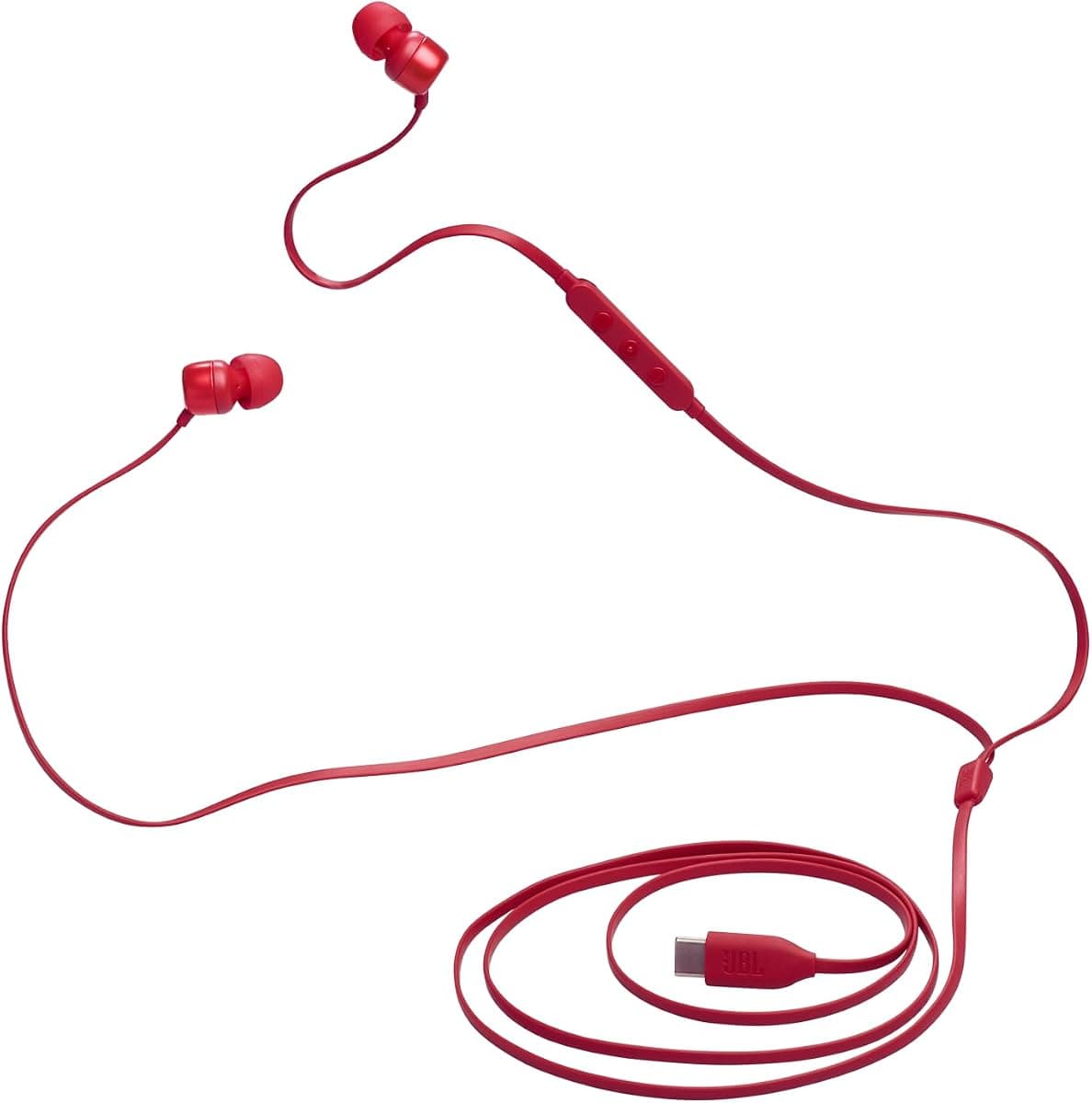 JBL Tune 310C, USB-C Kulakiçi Kulaklık, Kırmızı