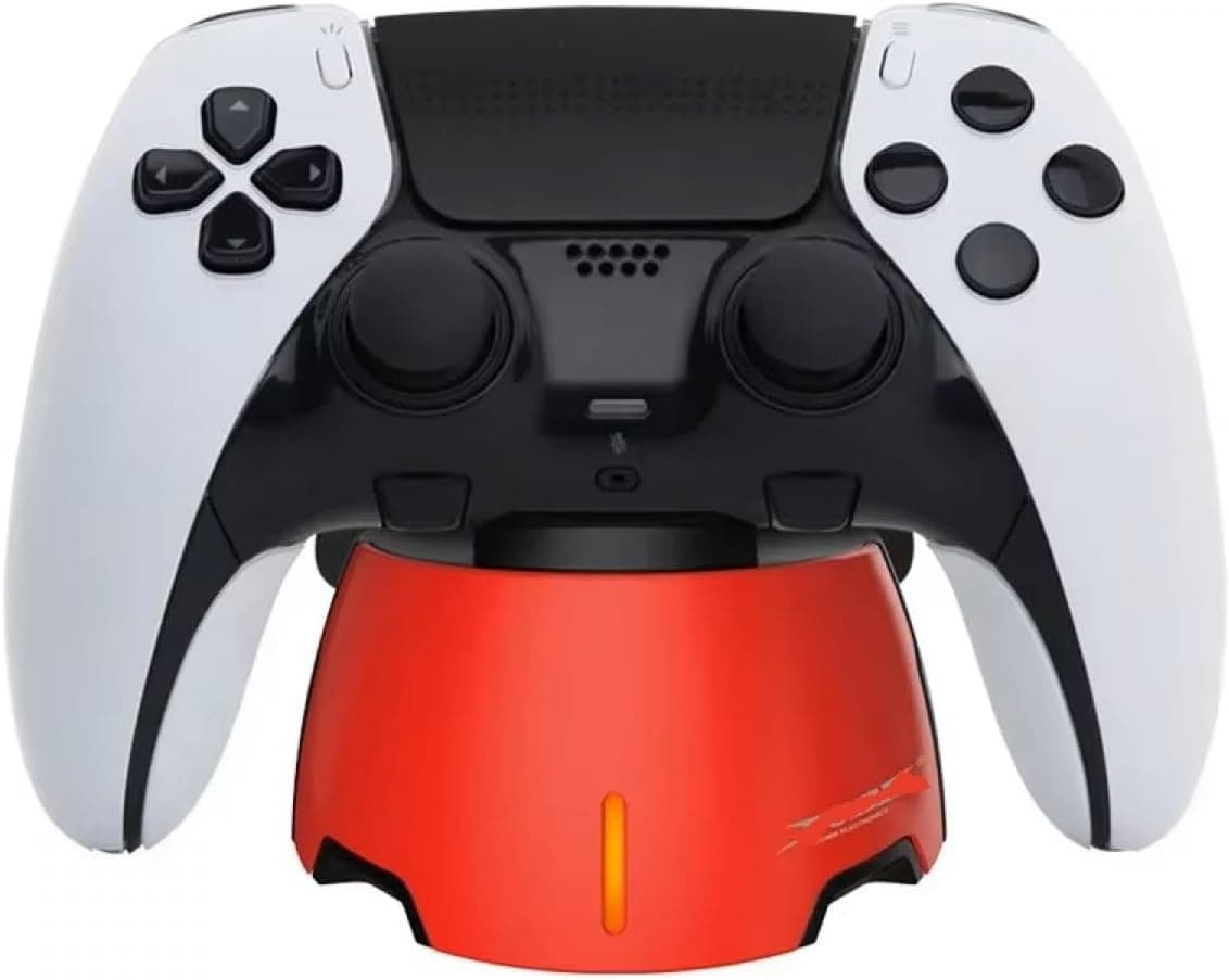 PS5 Kol Şarj Edici Stand Dock Led Işıklı Göstergeli Kol Şarjı TP5-3510 Çift Denetleyici Şarj İstasyonu