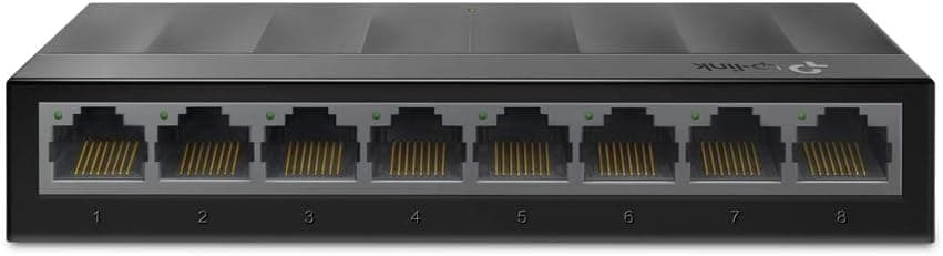TP-Link LS1008G Ethernet Çevirici 8 Port, 10/100/1000 Mbps