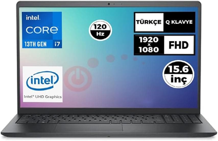 Dell Vostro 3530 i7-1355U 32GB 1TB SSD 15.6 FHD 120Hz Freedos Laptop N1601PVNB3530U 004
