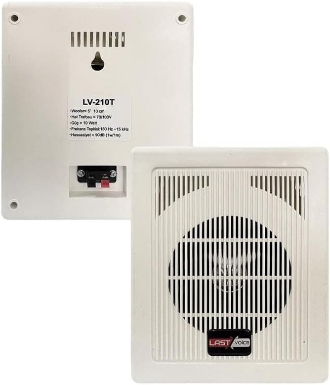 Lastvoice Lv-210T - Duvar Tipi 13 cm 10 Watt Hoparlör