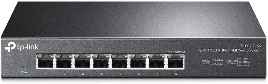 TP-Link TL-SG108-M2, 8-Port 2.5G Desktop Switch