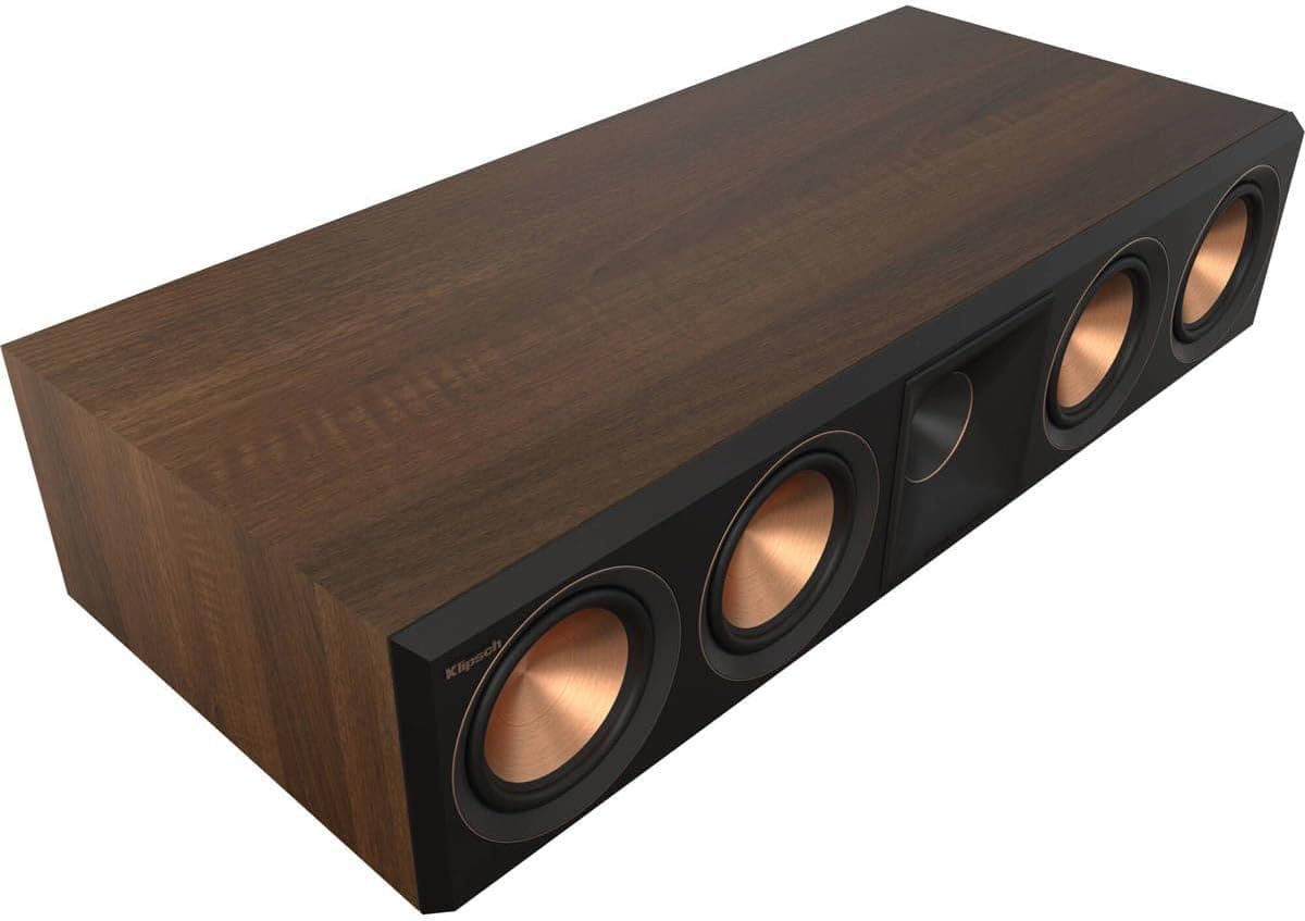 Klipsch RP-504C II Merkez Hoparlör - Referans Serisi, Titanyum LTS Tweeter, 90° X 90° Silikon Kompozit Tractrix® Horn, Sağlam, Esnek Ve Çıkartıp Takılabilen Ön Izgara, Ceviz