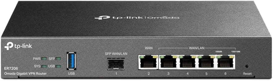 TP-Link TL-ER7206, SafeStream Gigabit Multi-WAN VPN Router