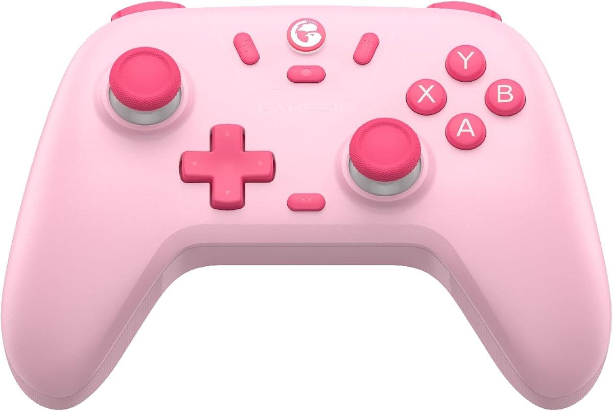 GameSir Nova Lite Wireless Controller – 2.4G & Bluetooth Gamepad for Windows PC, iPhone, Android, Switch & Steam Deck – Hall Effect Triggers, Turbo Function, Rumble Vibration (Blush Pink)