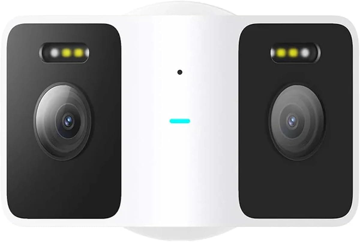 Xiaomi Outdoor Camera CW100 Dual White - Akıllı Güvenlik Kamerası | IP66 Su Geçirmez, Gece Görüşü Renkleri, İki Yönlü Ses, Işık Alarmı Sesi, Araç Kişi Tanıma