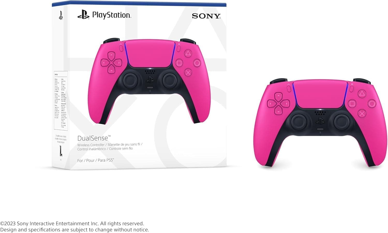 Sony PlayStation 5 DualSense Wireless Controller Oyun Kolu - DS Nova Pink v2 (Bilkom - Resmi Distribütör Garantili)