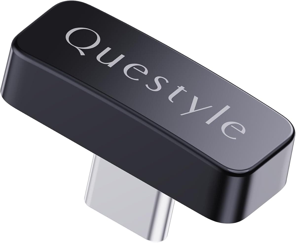 Questyle QCC Dongle Pro Bluetooth 5.4 USB-C Ses Vericisi, LDAC, aptX Lossless/Adaptive/HD, Snapdragon Sound, iPhone, Android, PC, Mac, PS5 ve Switch Uyumlu