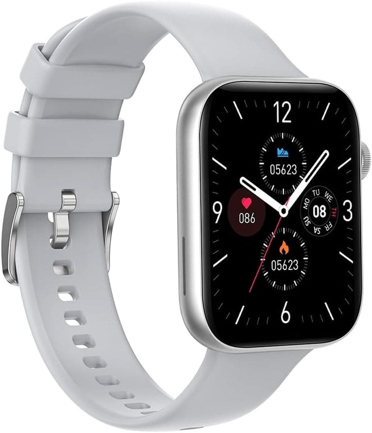 Inteya HiWatch Neo Amoled Ekran FitPro Uygulama Destekli Android ve iOS Uyumlu Sesli Görüsme Özellikli Akilli Saat Gri