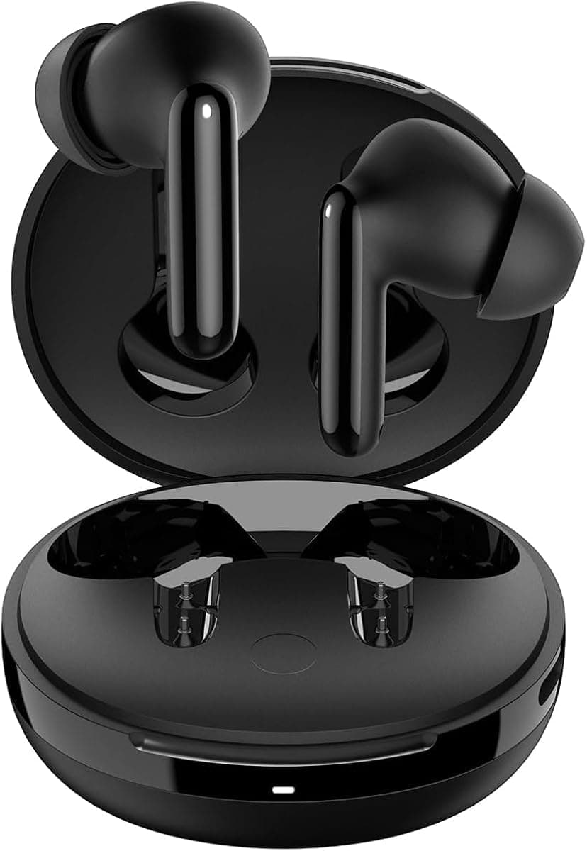 Spigen Audio TWS S10 Bluetooth Kablosuz Kulaklık - ANC Aktif Gürültü Engelleme & 10mm Sürücü & 30 Saat Pil & ENC 6 Mikrofon & Şeffaf & Gaming Mod iPX4 Black - ASD07886