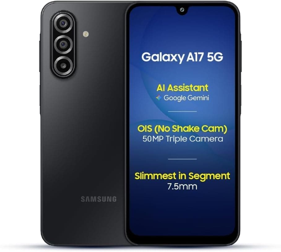 Samsung Galaxy A17 5G (6 GB RAM · 6 GB · Siyah · 128 GB