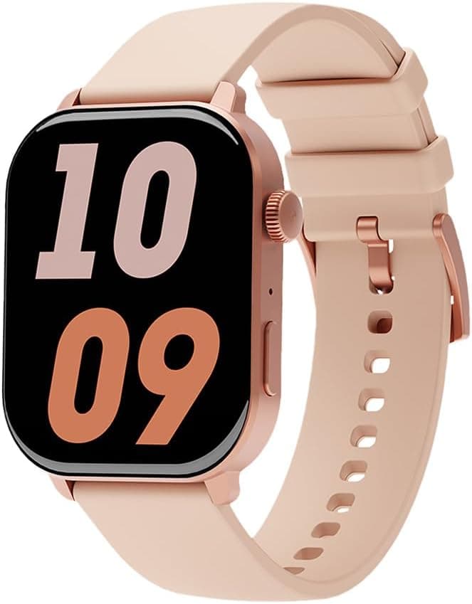 Inteya Hiwatch Talk 2 Amoled Ekran FitPro Uygulama Destekli Silikon Kayisli Akilli Saat Pembe (Bordo Kayis Hediyeli)