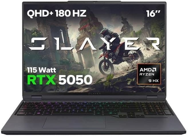 Oyun Garaj Slayer R9T-5050 C8 AMD Ryzen 9 7845HX 16GB RAM 500GB SSD RTX5050 16 inç 180Hz QHD+IPS FreeDOS Oyun Dizüstü Bilgisayarı