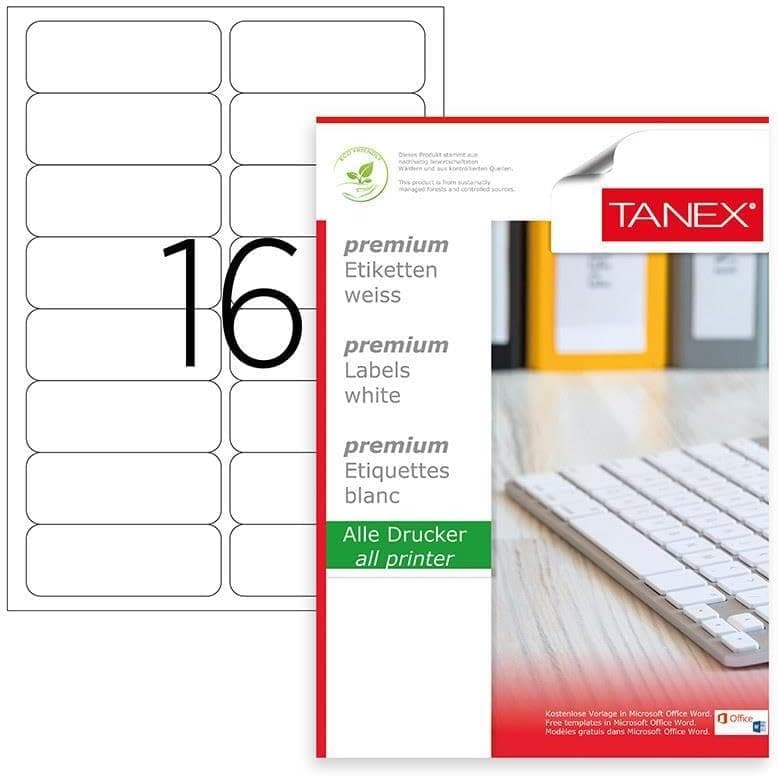 Tanex Tw-2016 Lazer Postalama · Beyaz