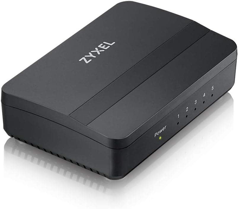 Zyxel Oyun ve Medya için 5 Port Gigabit Ethernet Anahtarı [GS105S]
