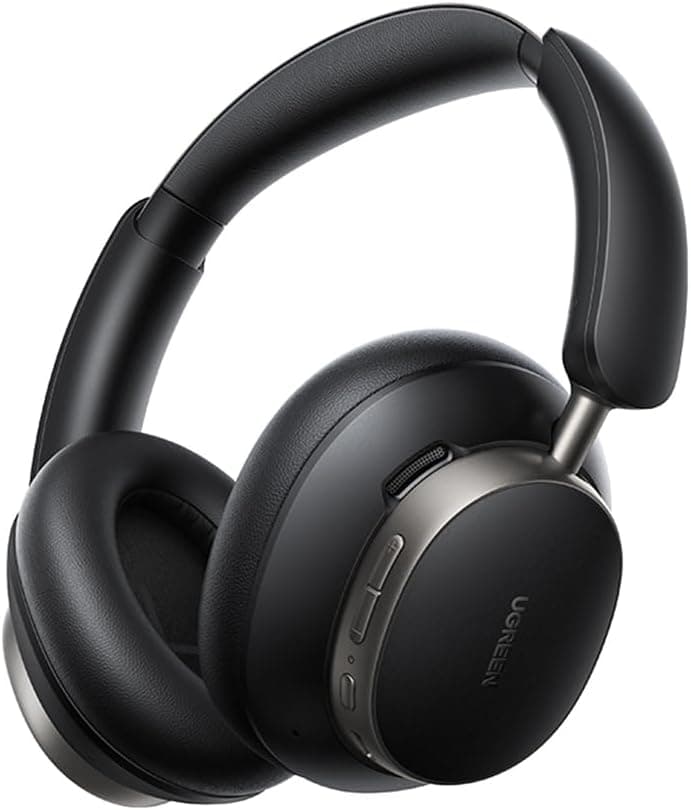 UGREEN HiTune Max6 Studio Pro Hibrit Aktif Gürültü Engelleyici Kablosuz Kulak Üstü Kulaklık · Siyah