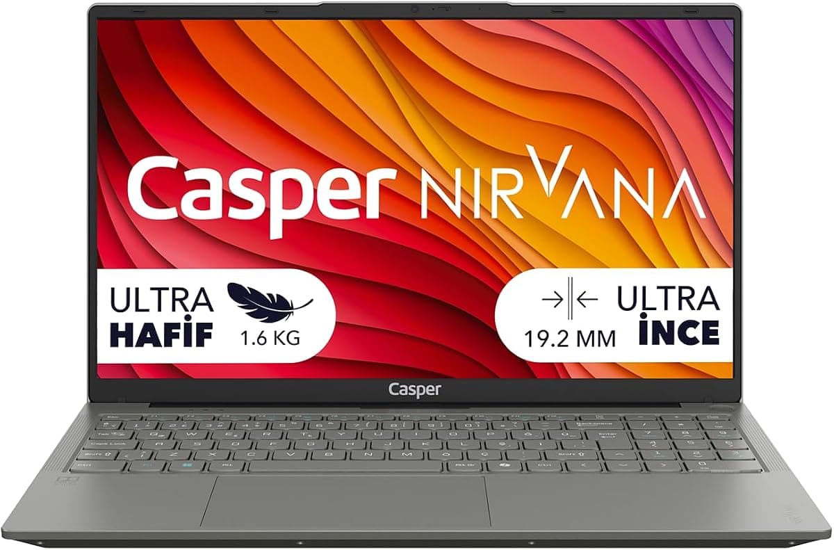 Casper Nirvana X650 i5-13420H 24GB DDR5 480GB SSD 15.6" Freedos Laptop X650.1342-CV00X-G-F