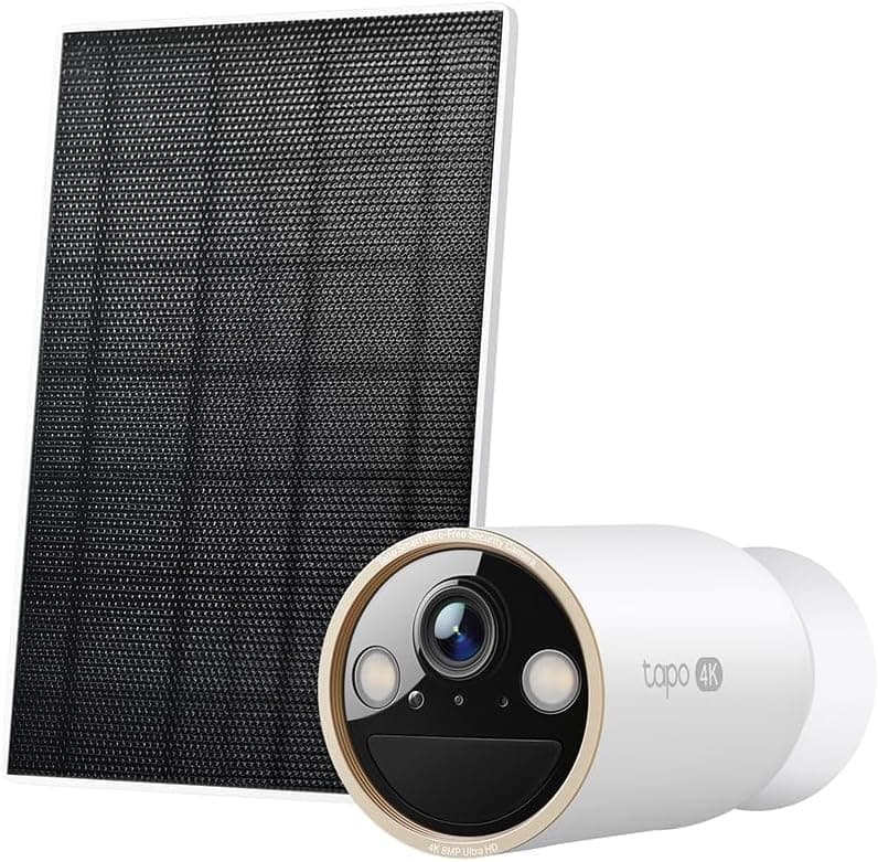 Tapo C460 KIT | 4K 8MP Güneş Enerjili Güvenlik Kamerası Kiti | 10000 mAh Batarya | Starlight Renkli Gece Görüşü | AI İnsan/Evcil Hayvan/Araç Algılama | IP66 | Wi-Fi | microSD & Bulut