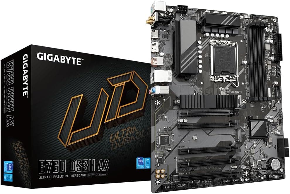GIGABYTE B760 DS3H AX WIFI6 Intel LGA1700 ATX ULTRA DURABLE Anakart
