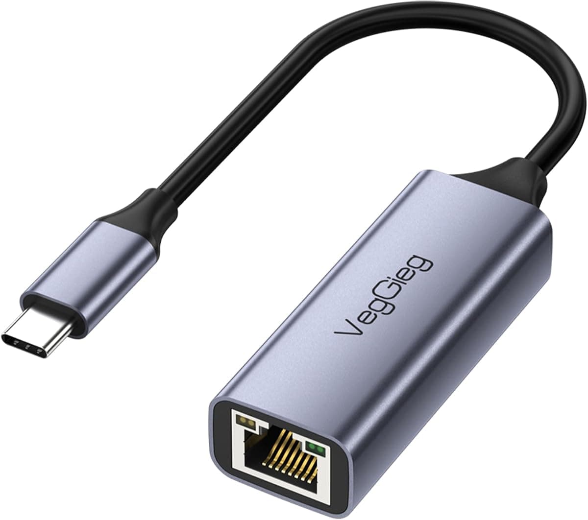 VegGieg Type-C 1000Mbps Gigabit Ethernet Adaptörü PC, Mac, Konsol, Tv Box Uyumlu