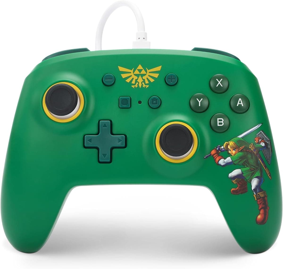 Nintendo Switch için kablolu PowerA kontrol cihazı - Hyrule Defender, Gamepad, oyun kumandası, kablolu denetleyici, resmi lisanslı