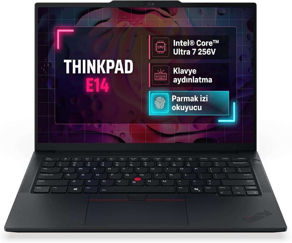 Lenovo ThinkPad E14 Gen 7 Intel Core Ultra 7 256V 16GB 1TB SSD 14" WUXGA Windows 11 Pro Laptop, Notebook 21U2007NTX 003