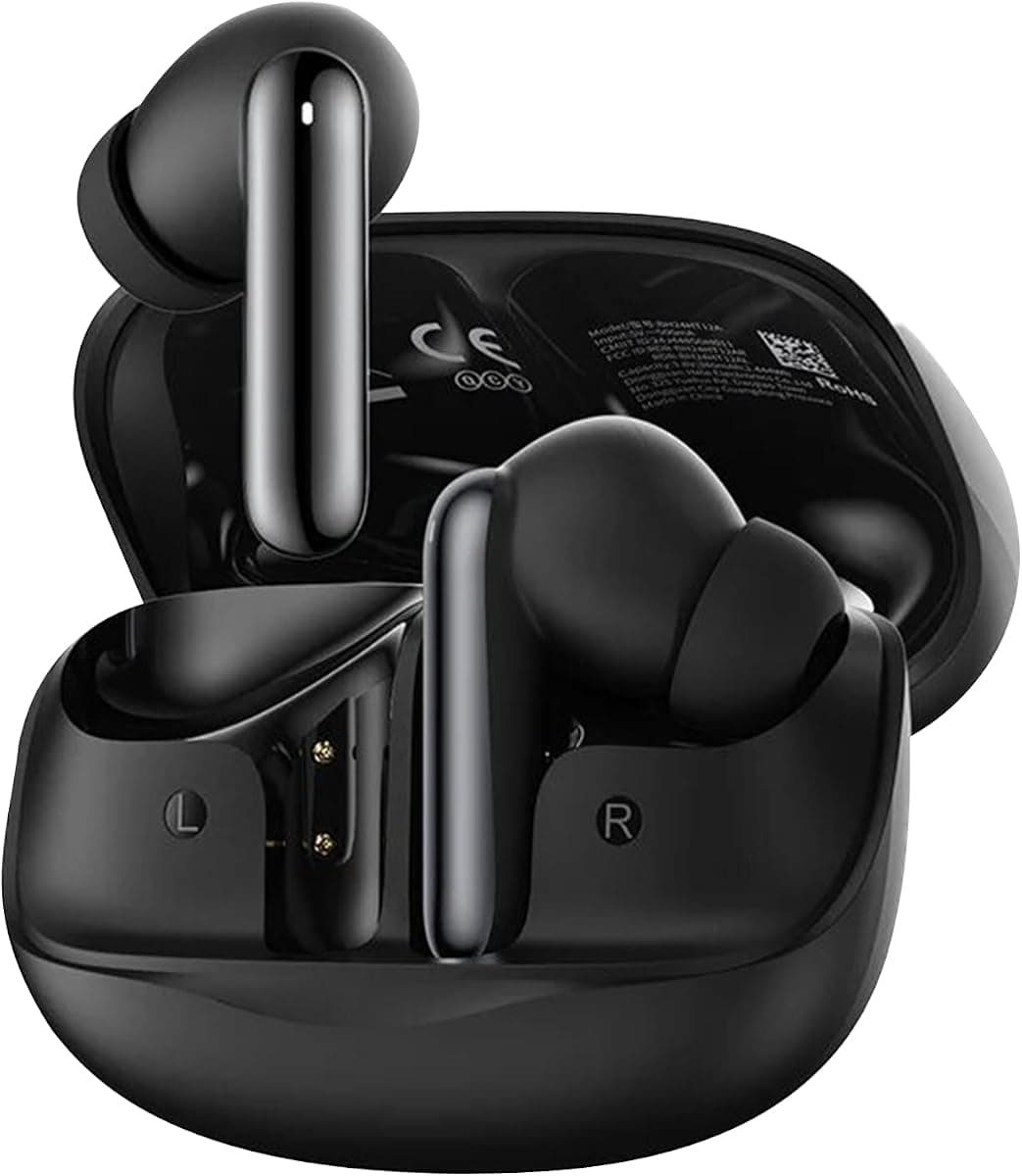 QCY Melobuds N50 Anc Ht12 6 Mikrofonlu Bluetooth 5.4 Kulaklık Siyah · Siyah