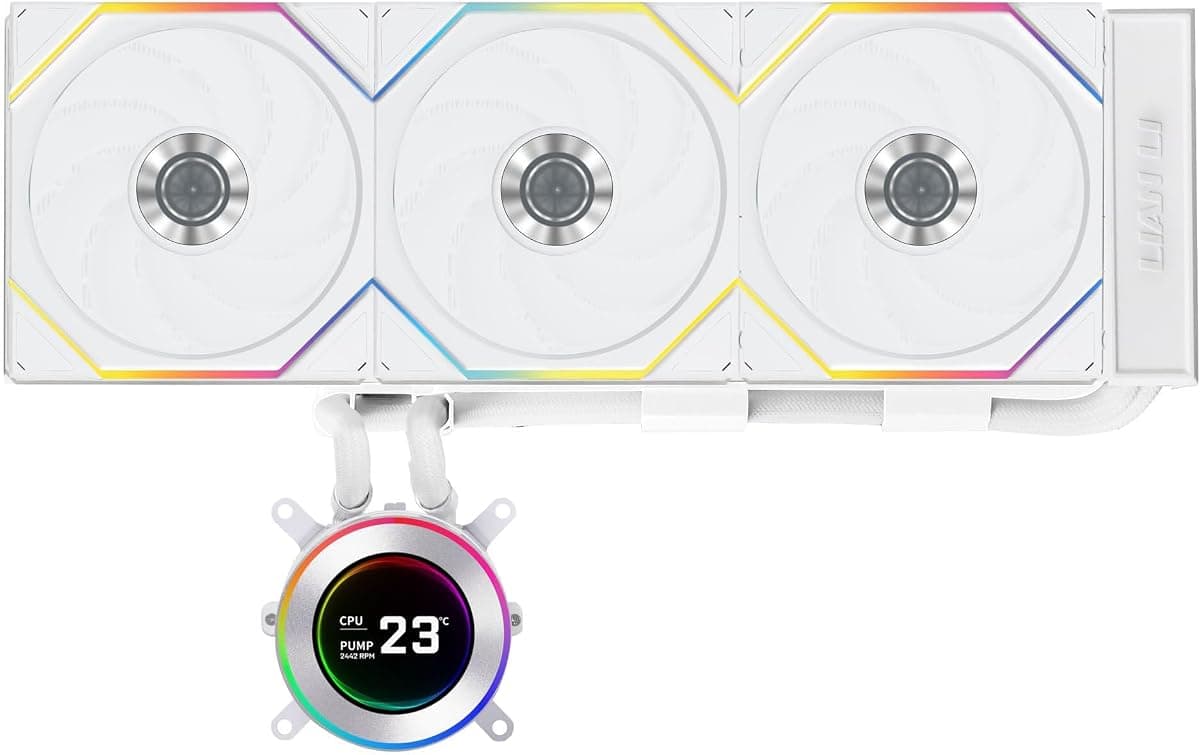 Lian Li Hydro-Shift II LCD-C 360TL Beyaz Sivi Sogutucu