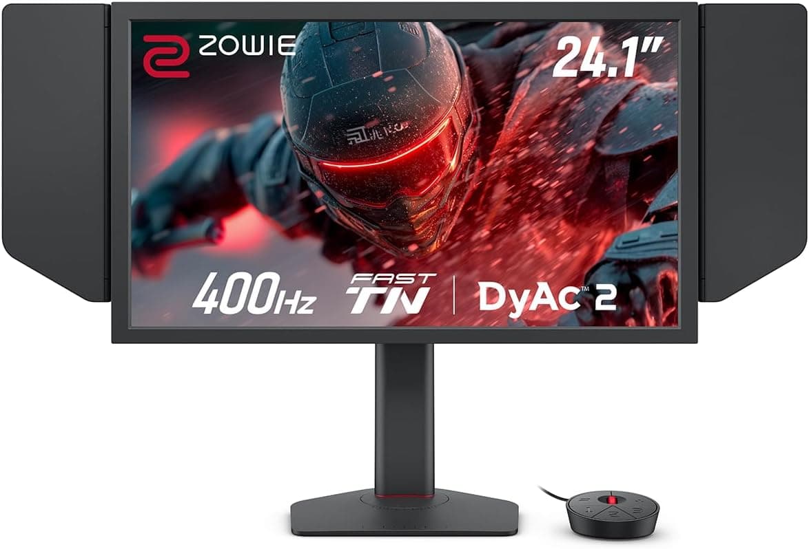BenQ ZOWIE XL2566X+, 24.1" inç Fast TN, Full HD (1920 x 1080), 400Hz, Motion Clarity DyAc™2, Shield, S Switch, Black eQualizer, Color Vibrance, Low Blue Light, Flicker-Free, E-Spor Oyuncu Monitörü