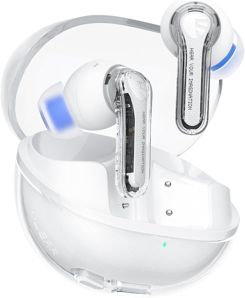 SoundPEATS Clear ENC TWS Bluetooth 5.3 Kulak içi Kablosuz Kulaklık Beyaz