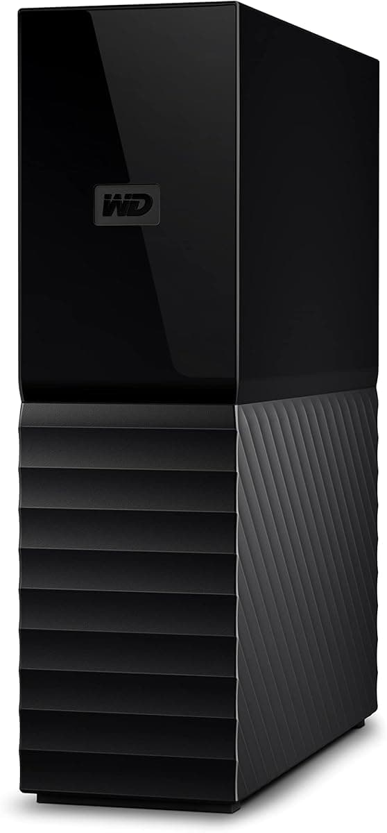 Western Digital My Book 22TB USB 3.2 Gen 1 masaüstü sabit diski, şifre koruması ve yedekleme yazılımı ile