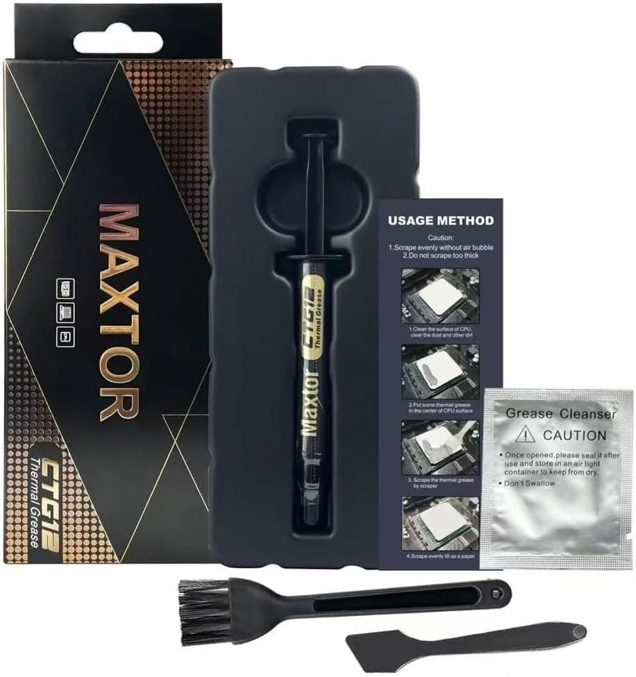 Maxtor CTG12E-2G Premium Thermal Paste 18W/mK 2 Gram | CPU, GPU, Laptop Termal Macun