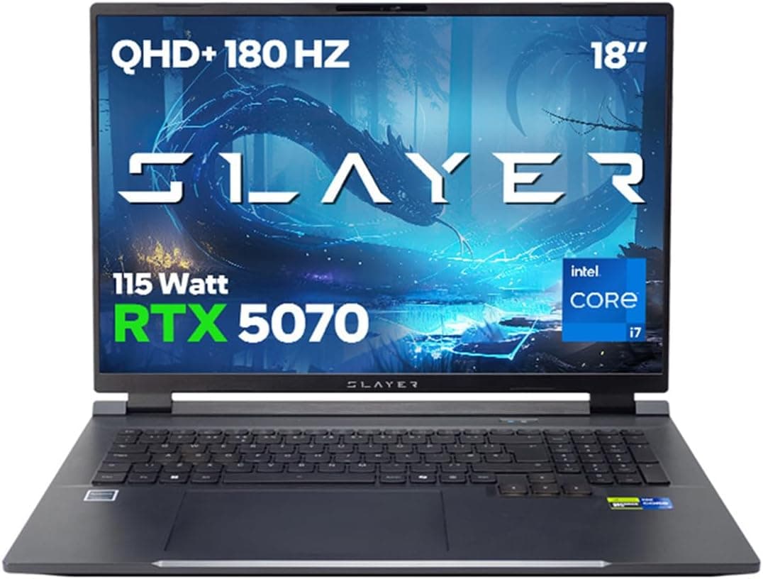Game Garaj Slayer X7T XL-5070 C3 Intel Core i7 14650HX 32GB RAM 2TB SSD RTX5070 18" 180Hz QHD+ IPS FreeDOS Oyuncu Laptop