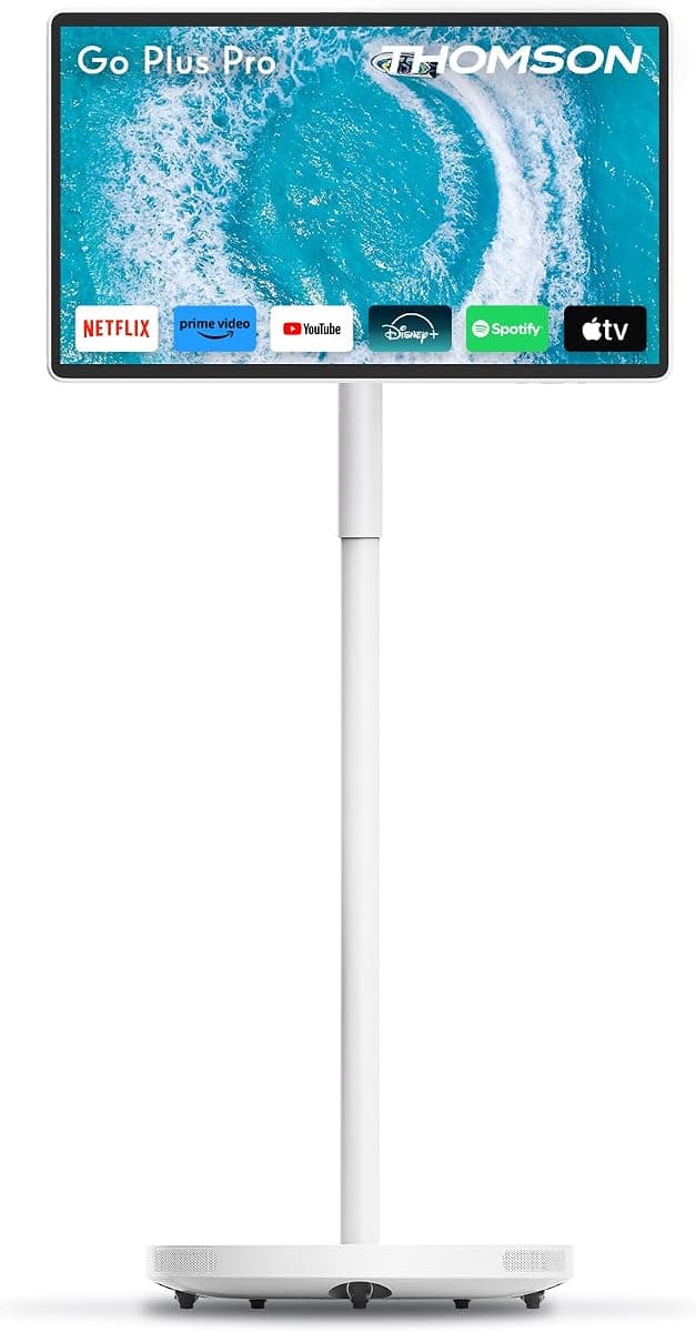 Thomson 27" 4K Ultra HD 60 Hz Dokunmatik Ekranlı Taşınabilir Akıllı Monitör · Beyaz · 27 inç