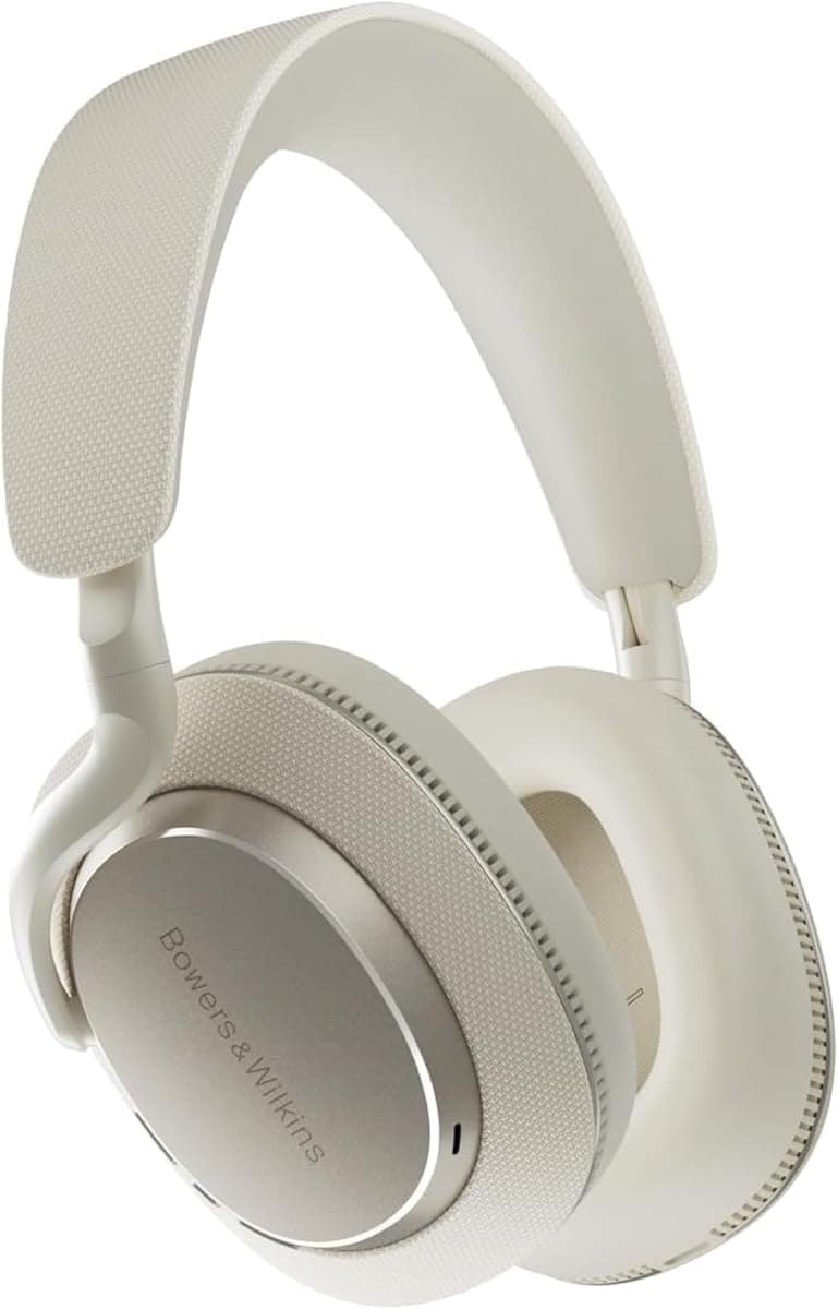 Bowers & Wilkins PX7 S3 Canvas White Kulaküstü Kulaklık | AptX™ Adaptif, 8-Mic ANC, Hızlı Şarj, 30 Saat Pil Ömrü ile Gürültü Önleyici Kulak Üstü Bluetooth Kulaklıklar