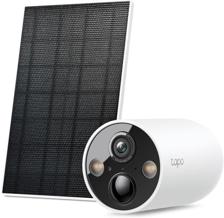 Tapo C425 KIT, 2K 4MP QHD, AI Desteği, Renkli Gece Görüşü, Şarj Edilebilir, Su Geçirmez, Yerel/Bulut Depolama, 150° Geniş Açılı, Güneş Paneli Dahil, Kablosuz Bataryalı Güvenlik Kamerası Kiti
