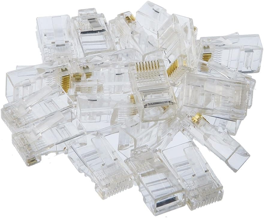 8P-8C Bilgisayar Plug RJ45 25 Adet .