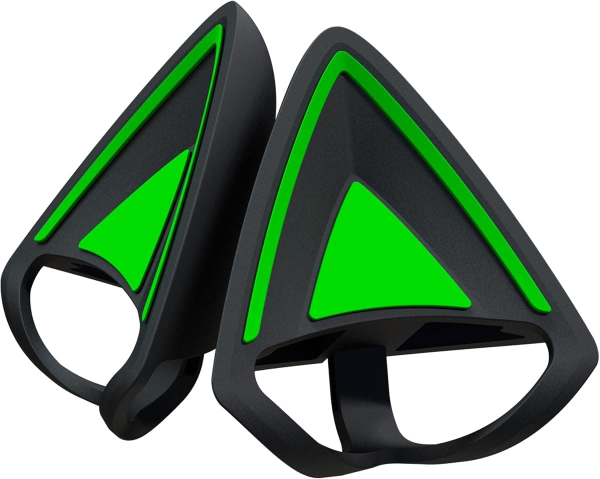 Razer Kitty Ears V2 - Evrensel Fit Clip-On Kitty Ears Kulaklıklar için (Clip-On Kitty Ears · Siyah